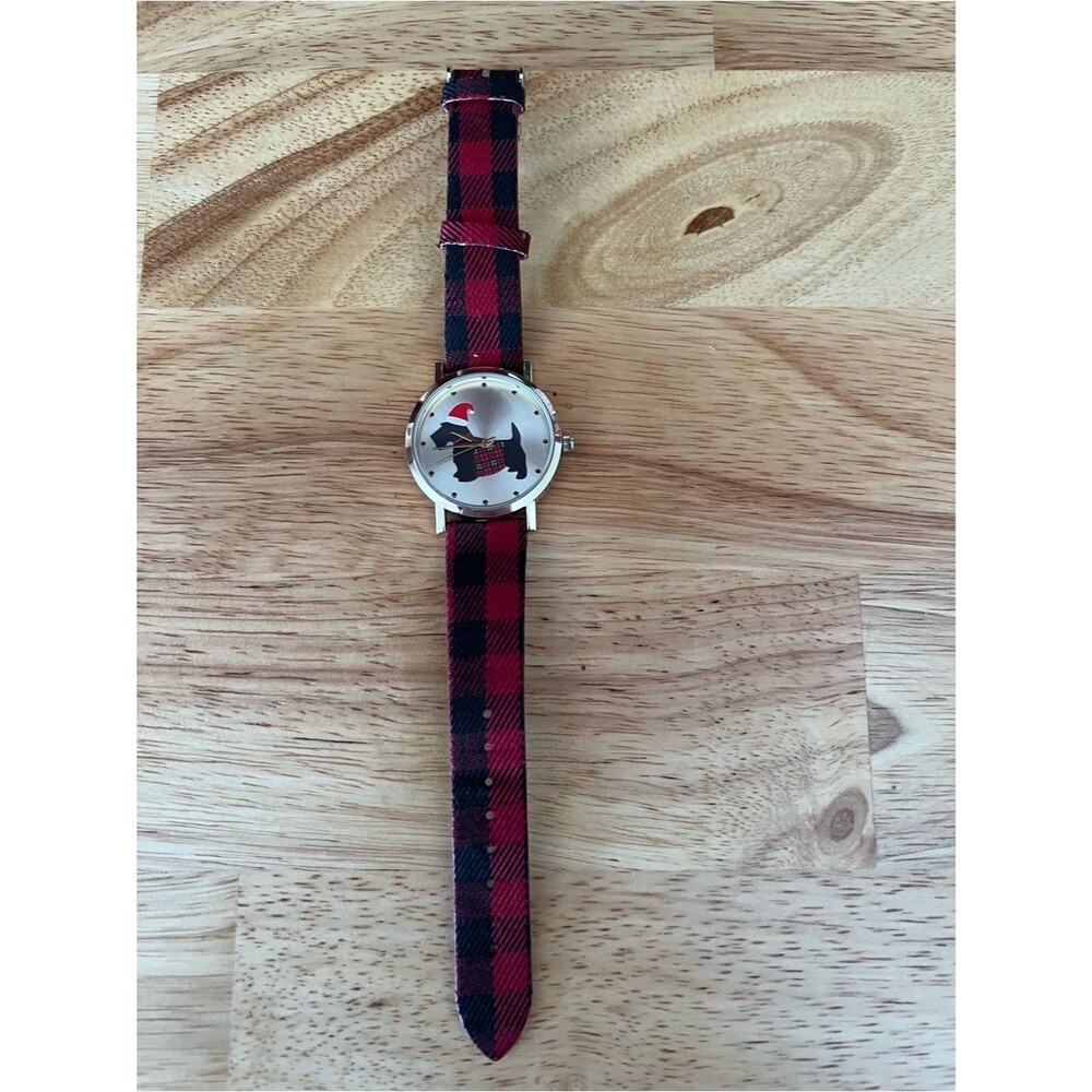Festive Scottish Terrier Watch